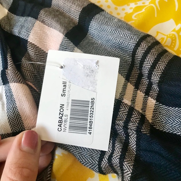 Daisy Shoppe plaid button down shirt - Picture 4 of 6